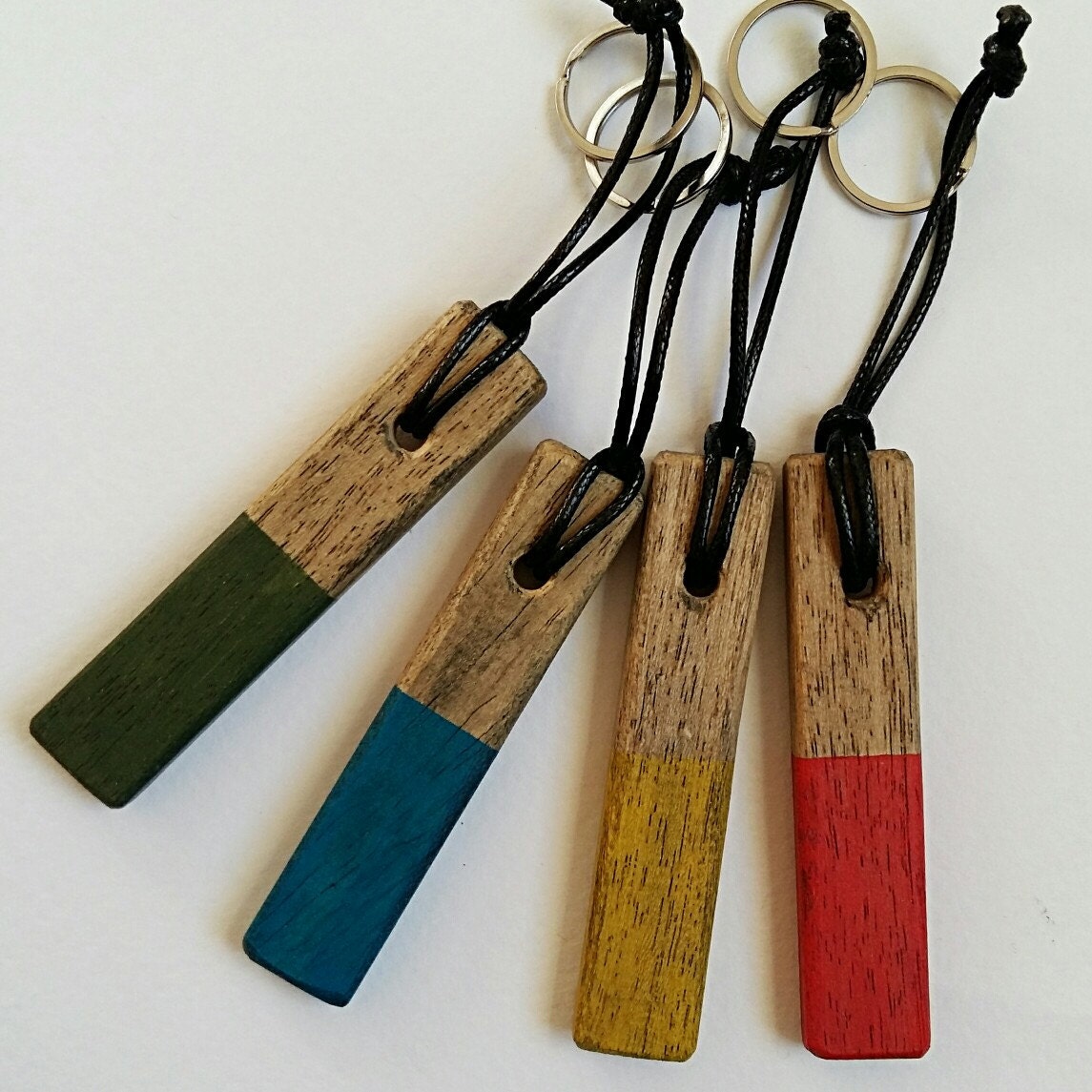 Wooden keychains 4 keychain Wood 4 keychain wood in Etsy