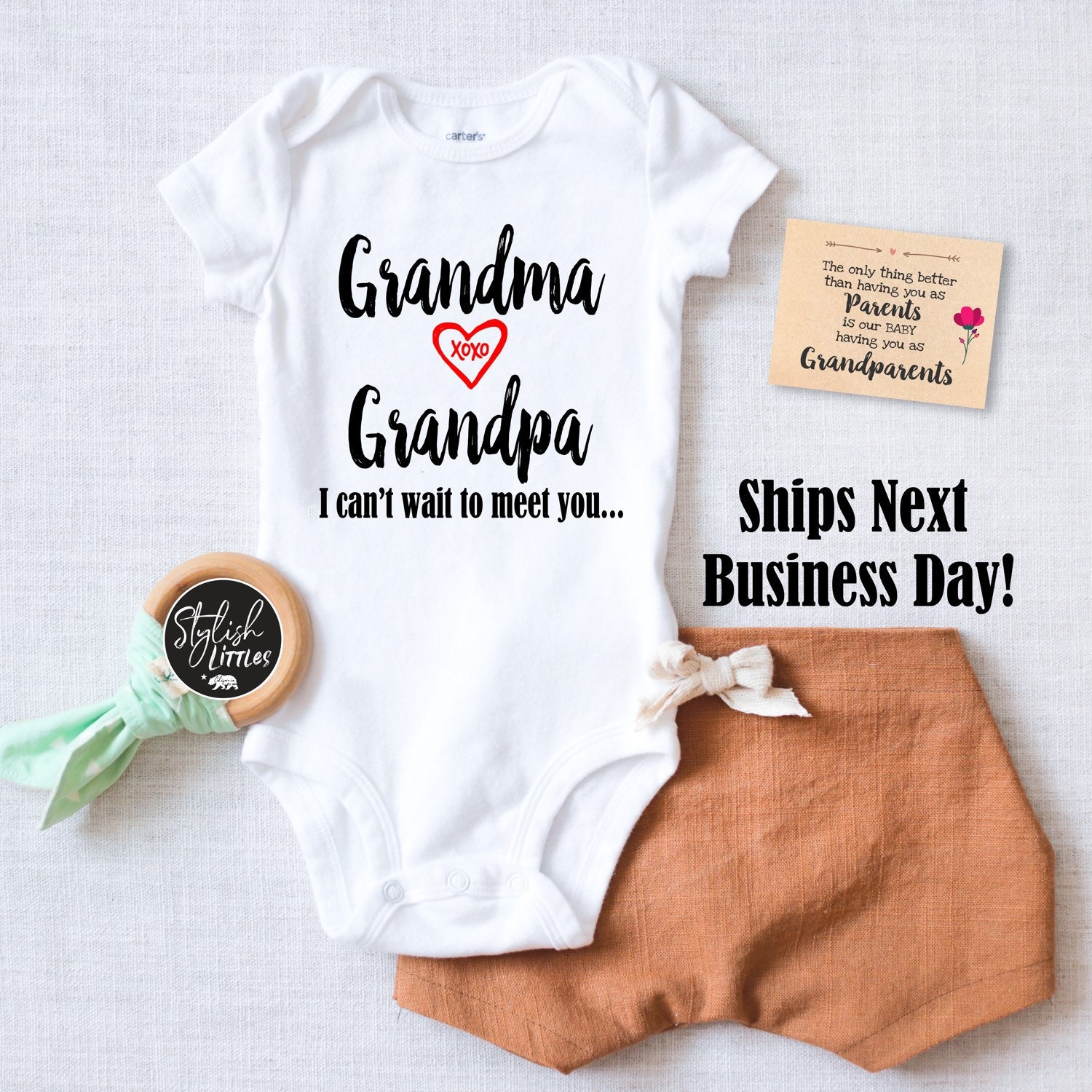 Clothing Bodysuits Call Grandma baby Onesies Baby Shower Gift Set