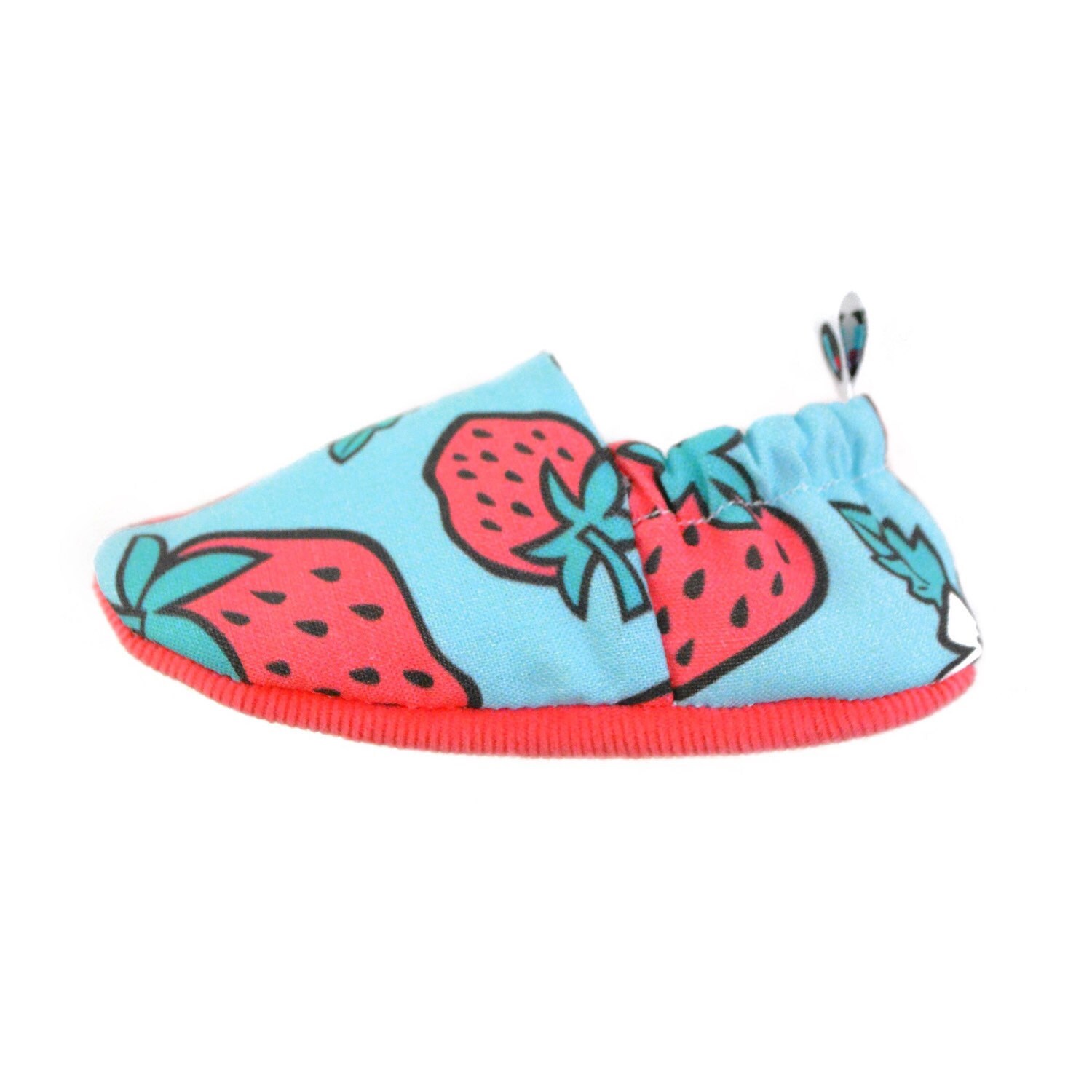 Strawberry Baby Shoes: Gender neutral soft sole baby ...