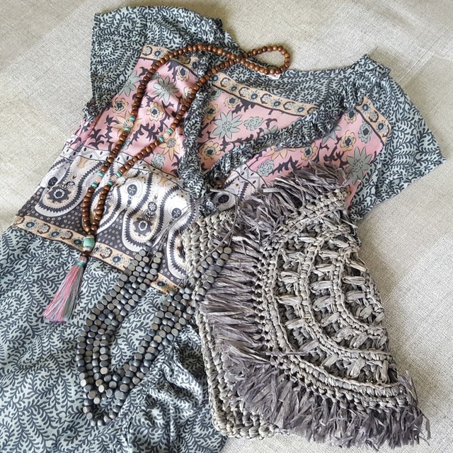 Kaftans Kimonos Tassel jewelry beaded by Brightnewpenny on Etsy