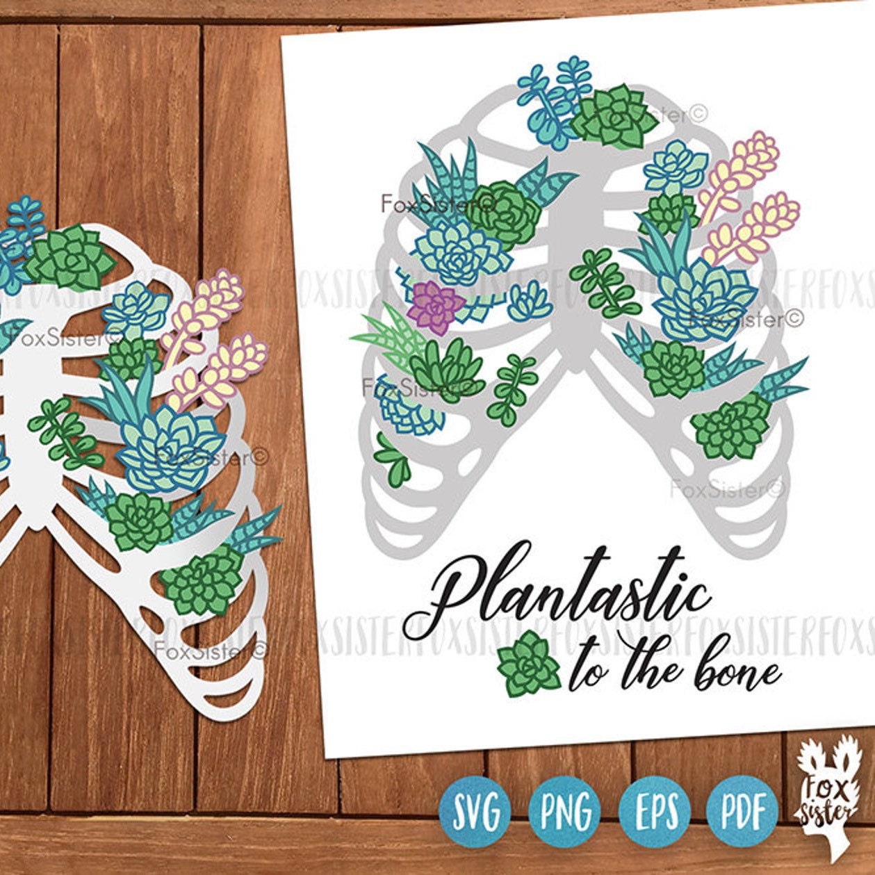 Download Cactus Svg Plants Clipart Succulent Svg Plantastic To The Bone Svg Succulent Plants Cutting File For Cricut And Silhouette Foxsister Clip Art Art Collectibles
