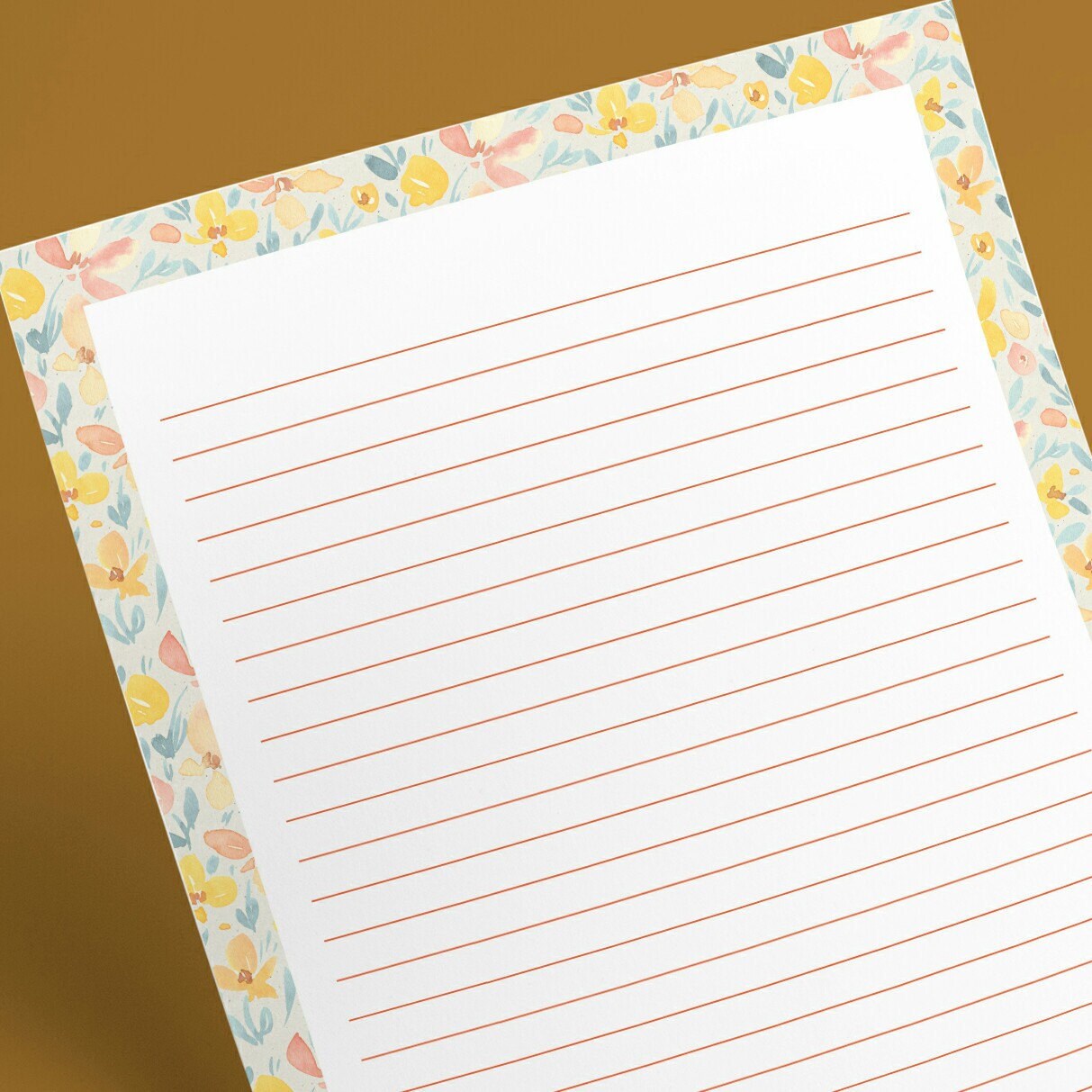 Decorative letter paper printable picture