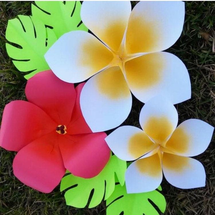 hawaiian-flowers-paper-flowers-large-paper-flowers-templates-etsy