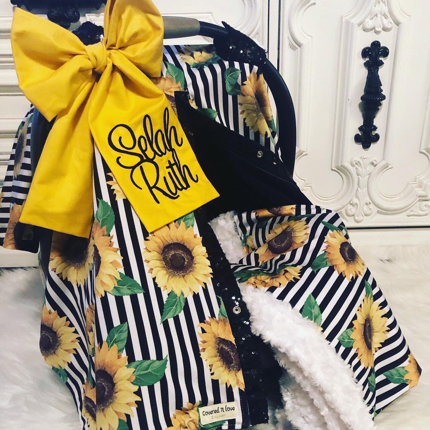 sunflower car seat and stroller