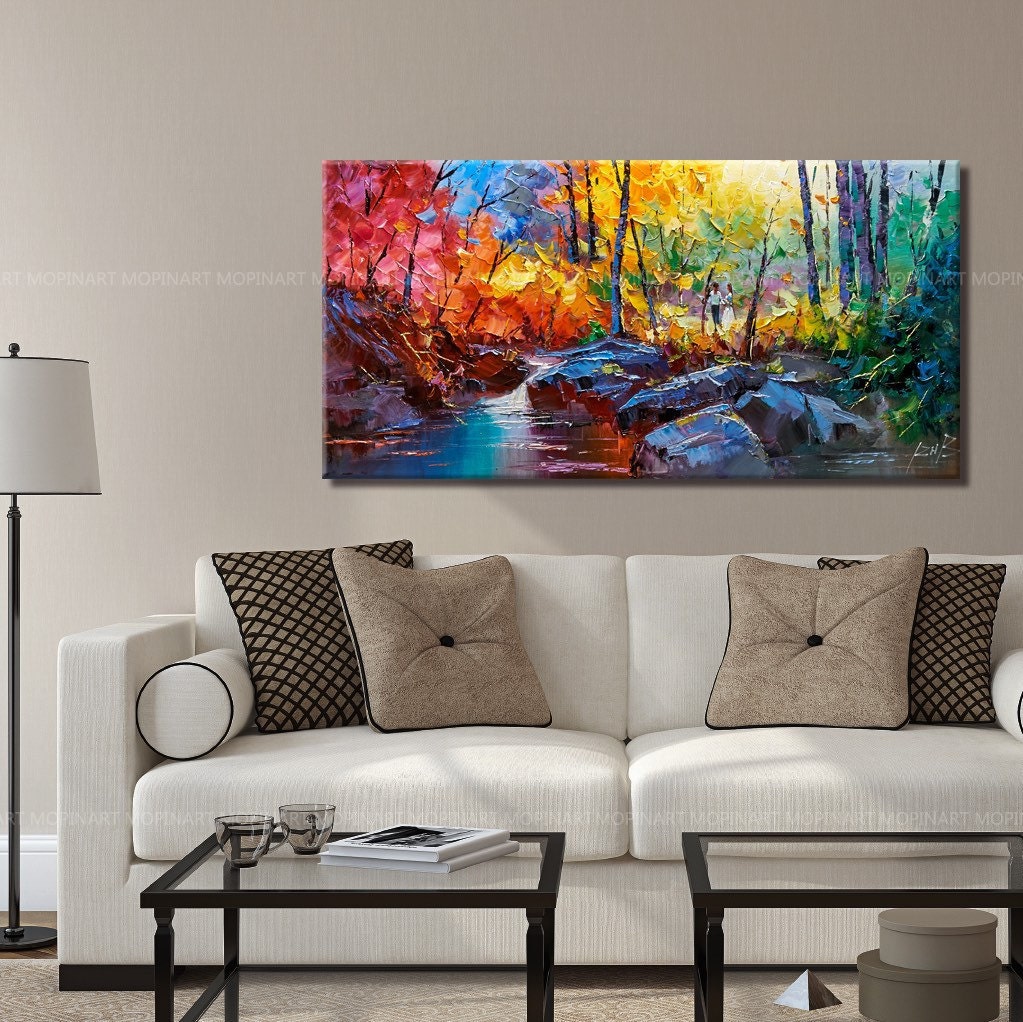 Contemporary wall art Modern Textured PaintingImpasto | Etsy