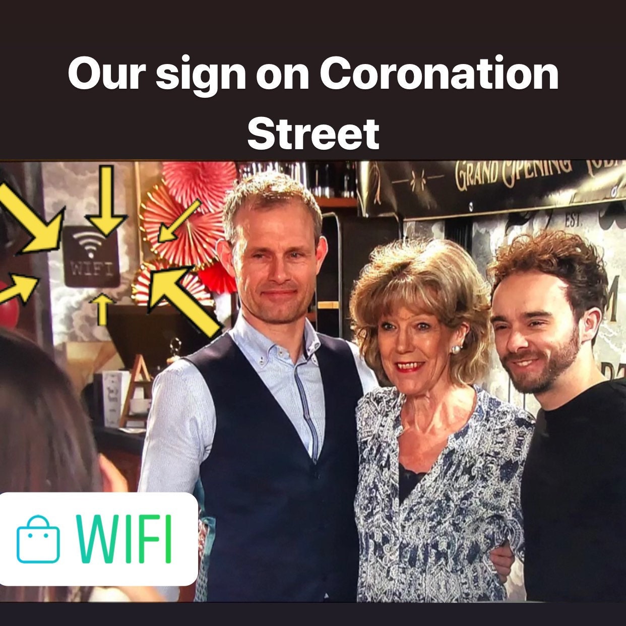 Rusty WIFI Lettering Letters Sign Metal Shop Home bar Pub Cafe Bistro Barbers