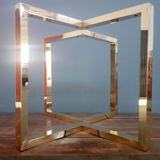 Brass Metal Table Legs Gold Dining Table Legs Modern Table Etsy