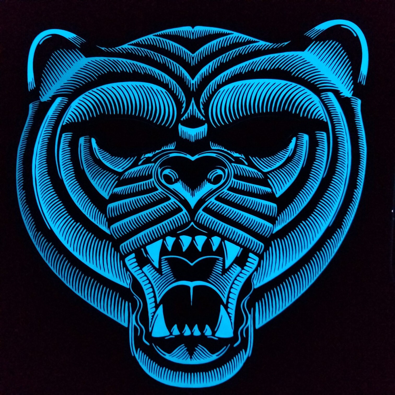 G R I Z Z L Y Full Face Led Sound Activated Rave Mask Etsy G R I Z Z L Y Full Face Led Sound Activated Rave Mask Etsy