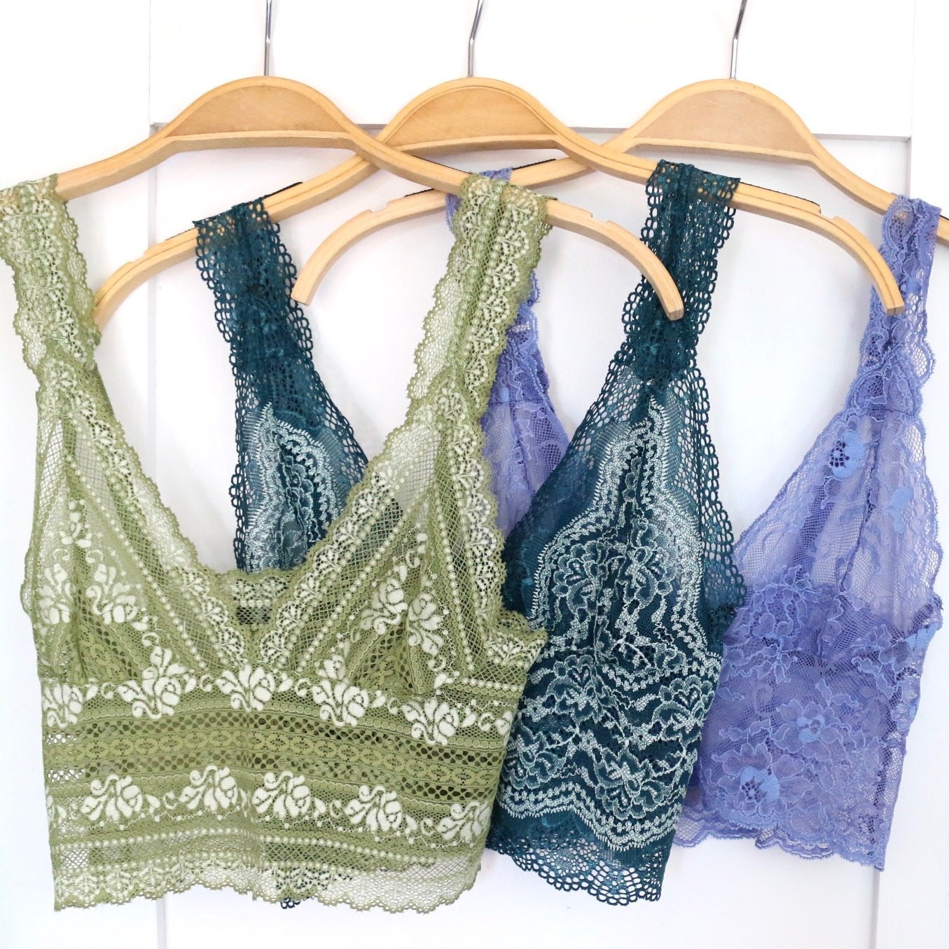 sustainable lace bralette