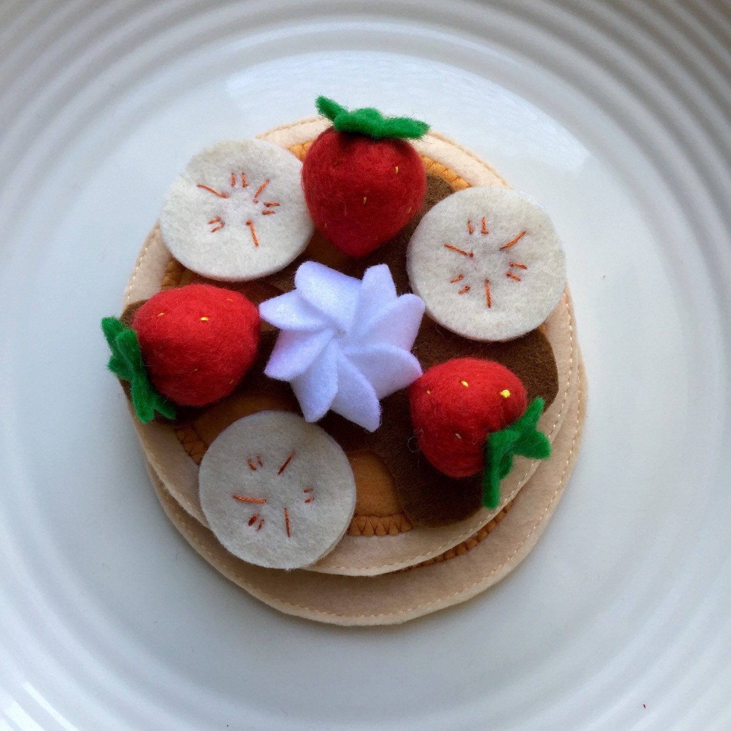 fish and chips felt play food montessori toys