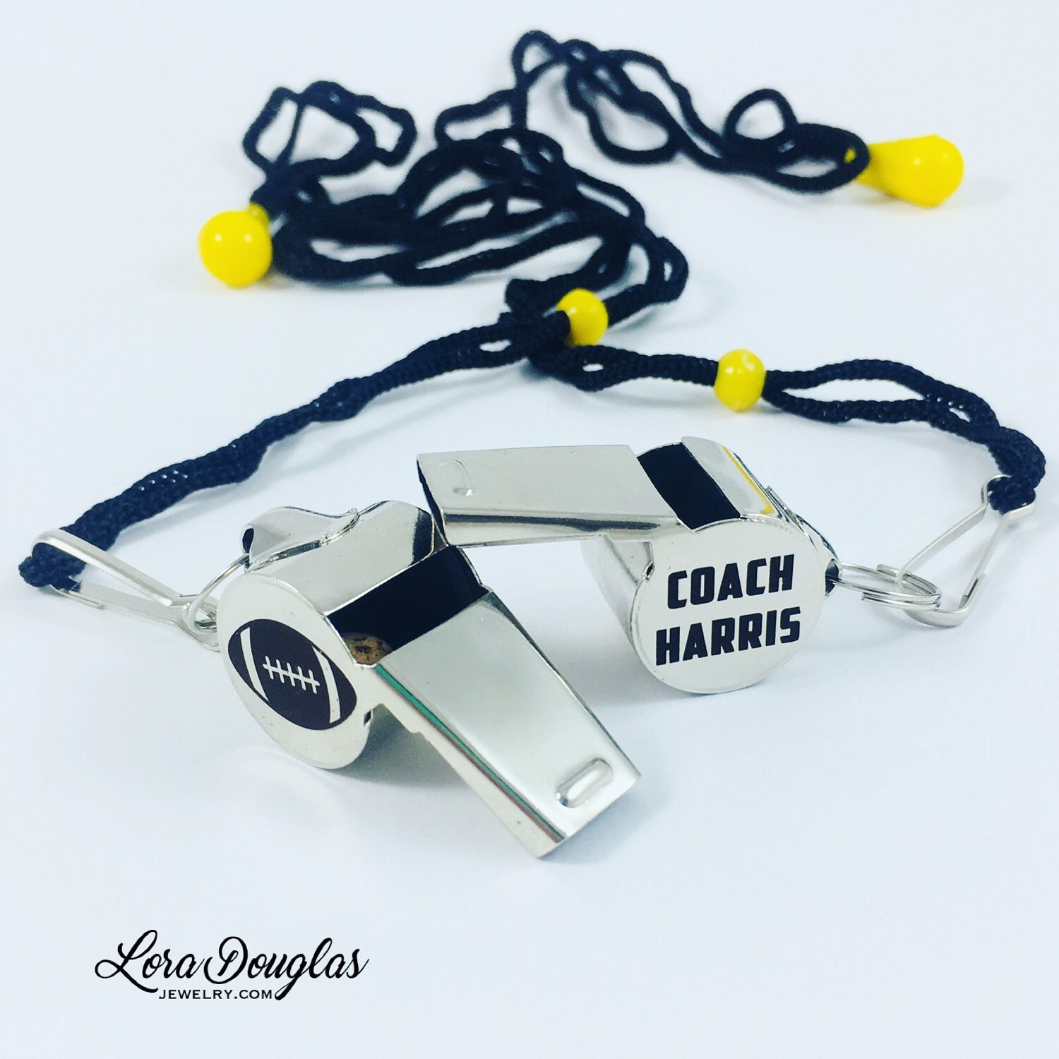 Personalized Coaches Whistle Coach Gift Soccer Football Etsy