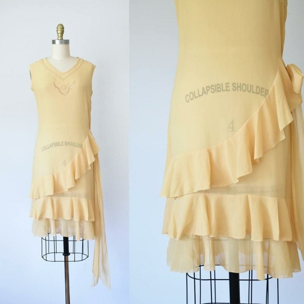 yellow gatsby dress