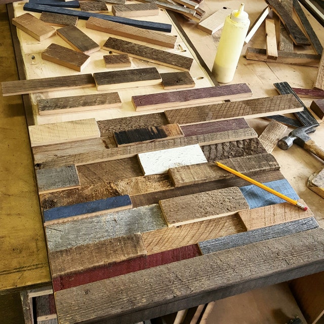 Fine reclaimed wood wall art by CarpenterCraig on Etsy