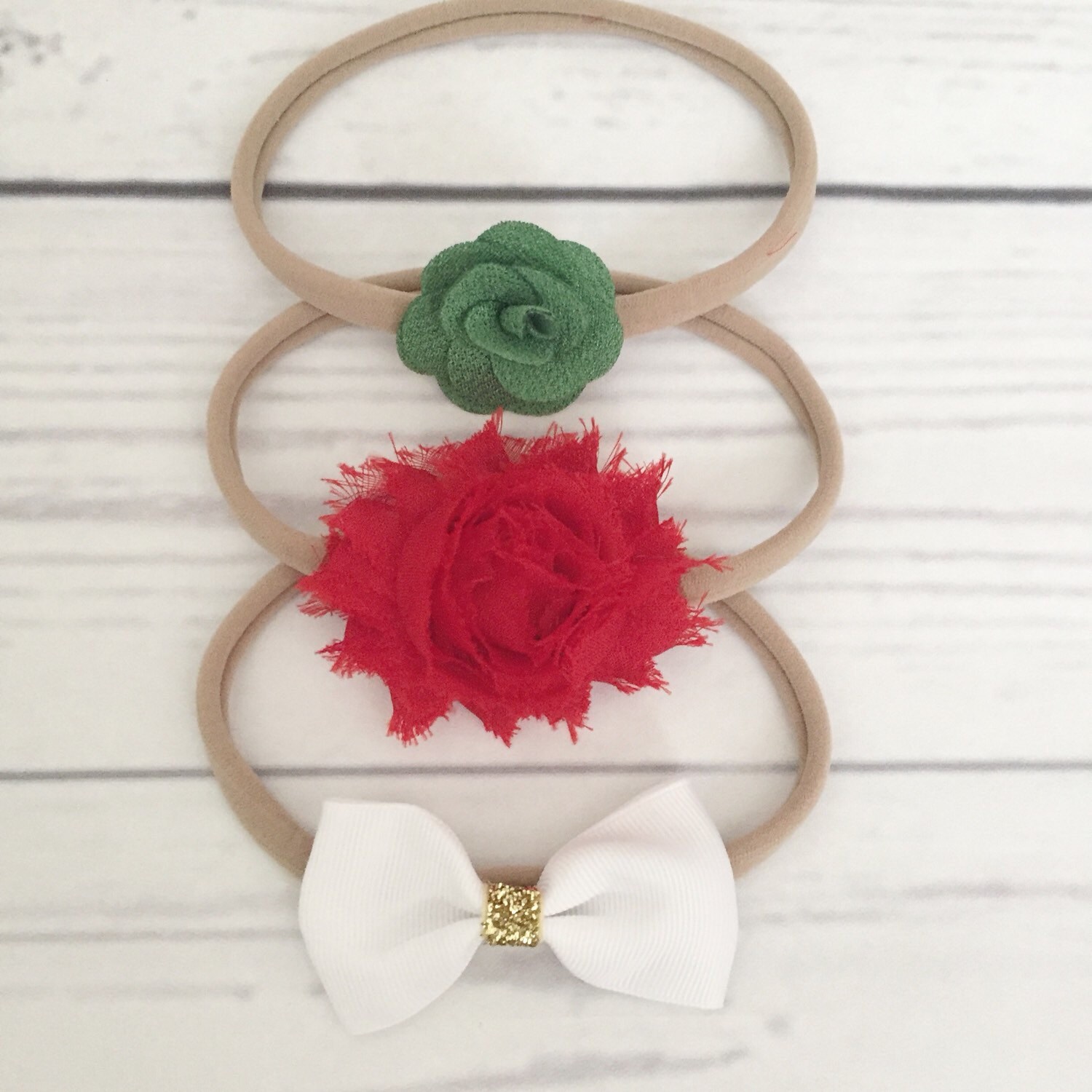 Baby girls headband setChristmas headband setfelt flower Etsy