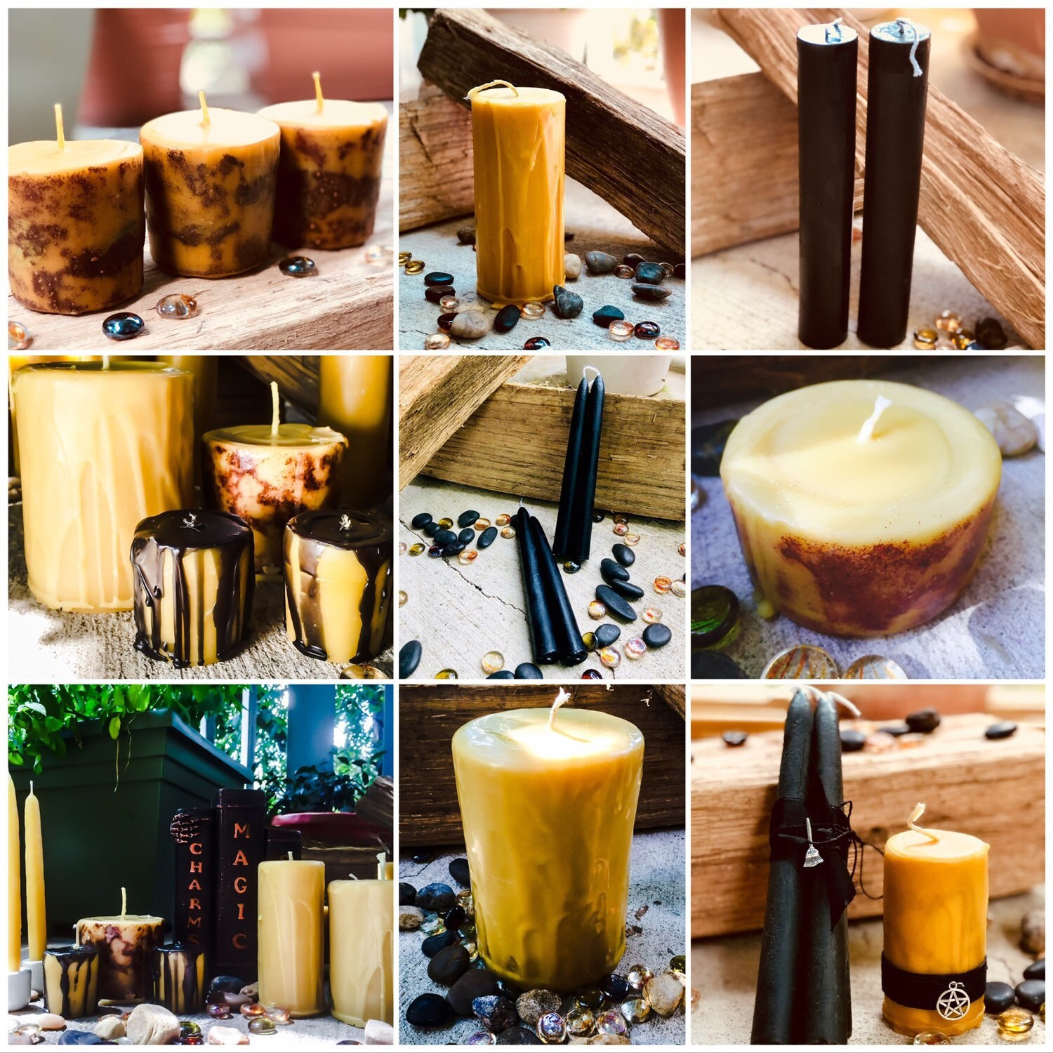 Pure Beeswax CandlesHandmade Drip Beeswax Etsy