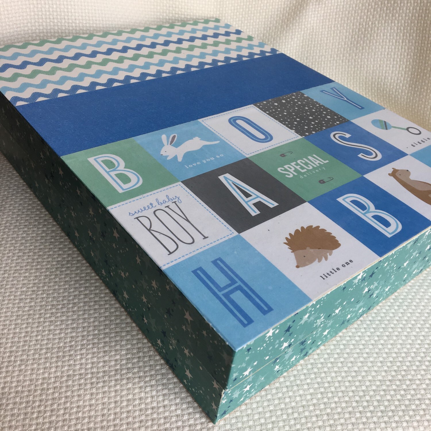 Baby Girl Crate Baby Shower Gift Toy Storage Book Crate Etsy