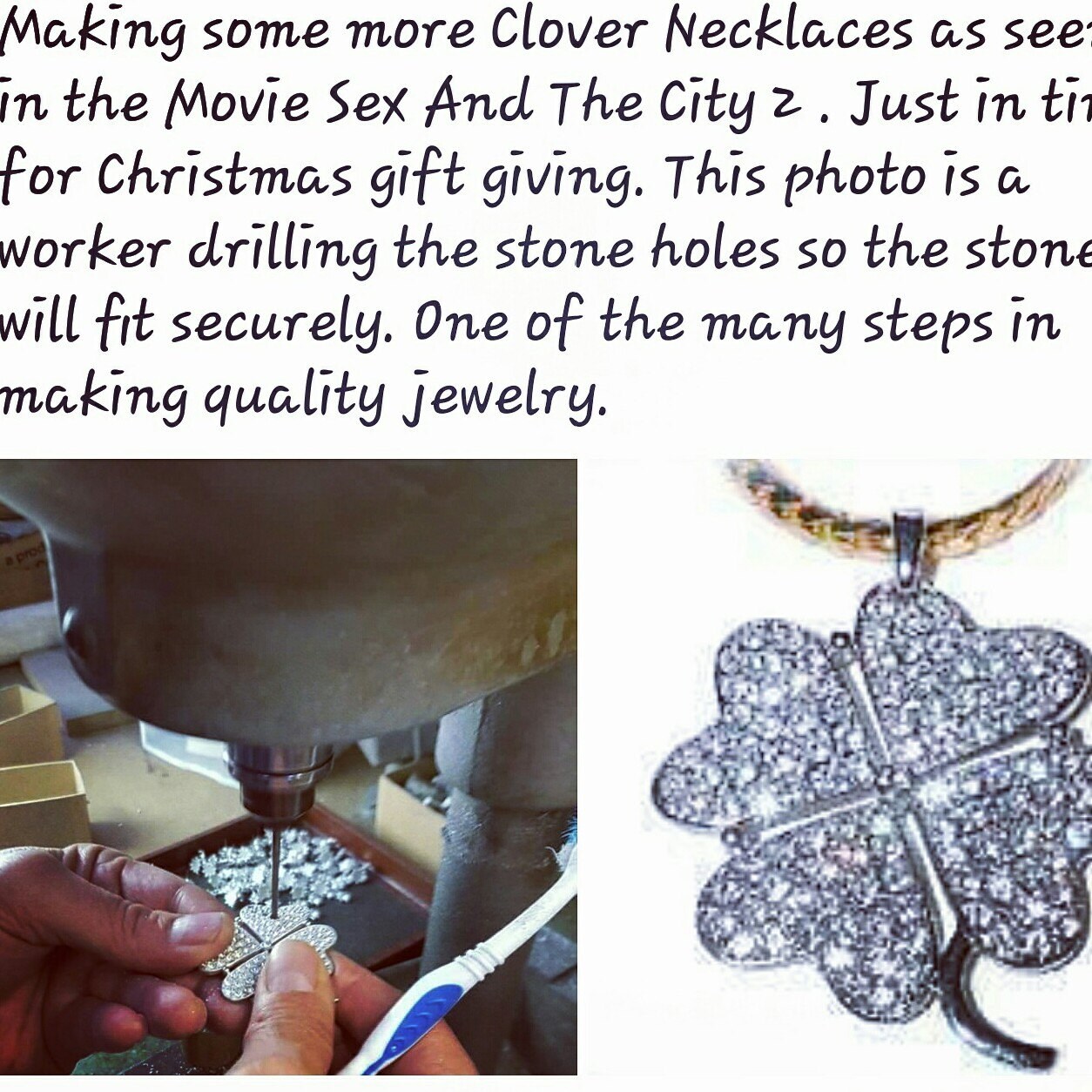 Sex and the City Inspired Clover Necklace Etsy