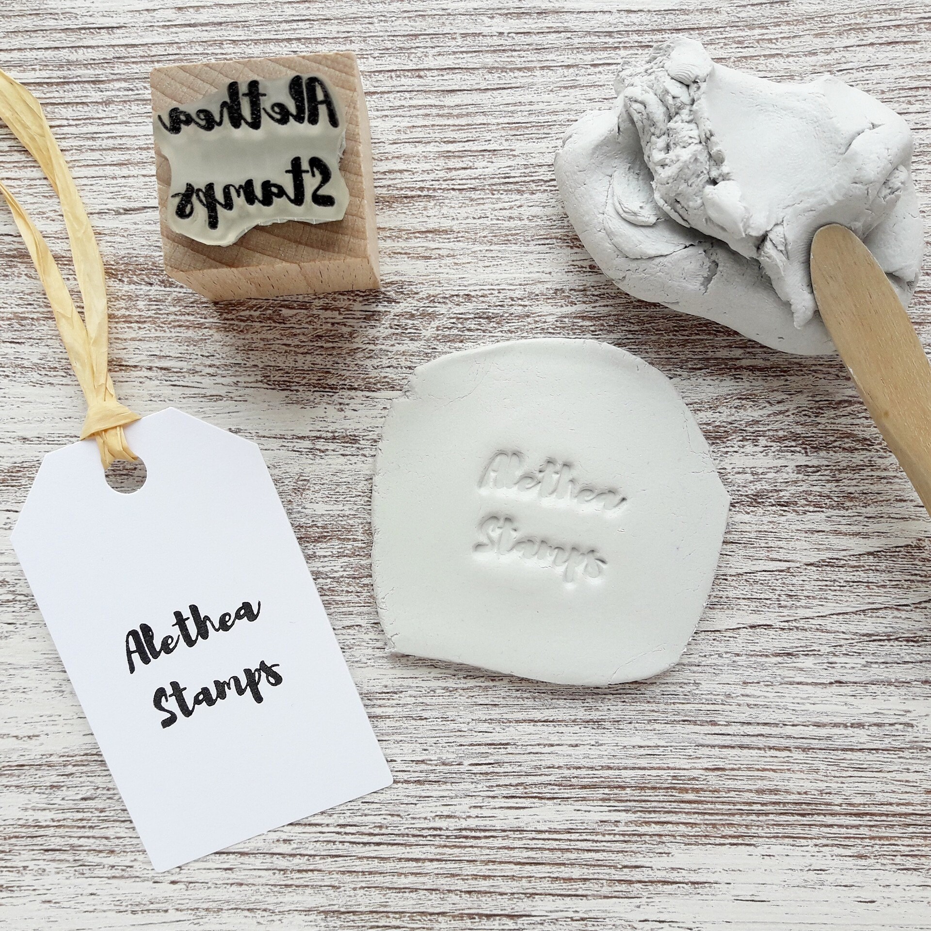 Custom CLAY Stamp LOGO Custom Pottery Stamp Logo Custom Etsy