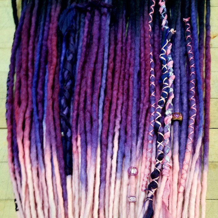 Wool Dreadlocks Custom Wool Dreads Handmade Hippie Dreads Hair Etsy