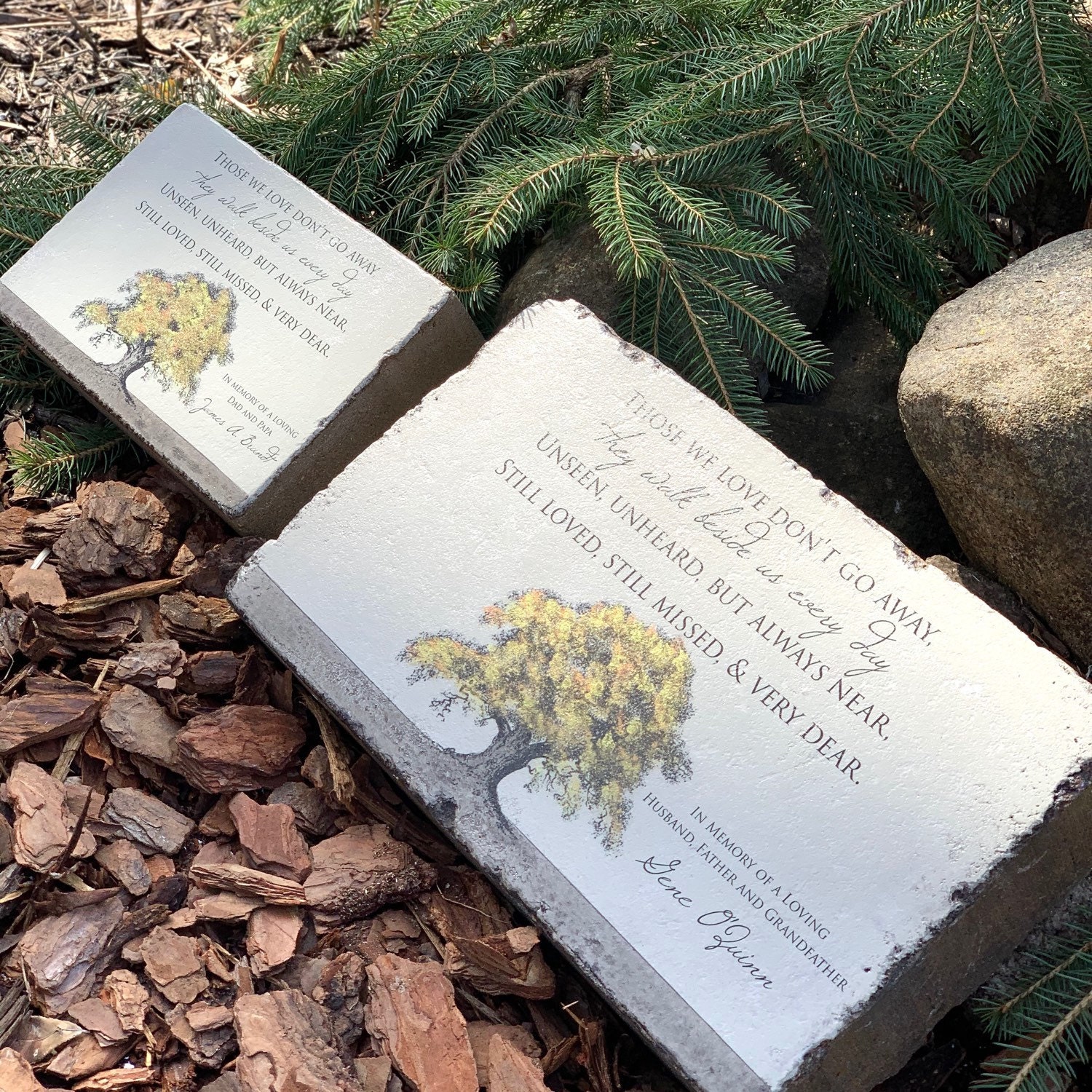 Beautiful Memorials And Stones For Home Or By Blessingandlight
