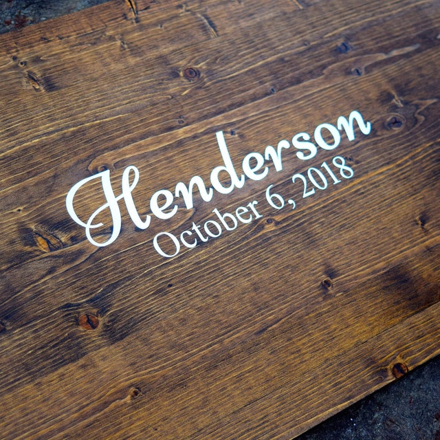 WEDDING SIGNS CHALKBOARDS BEER CARRIERS by DesignsByMandK
