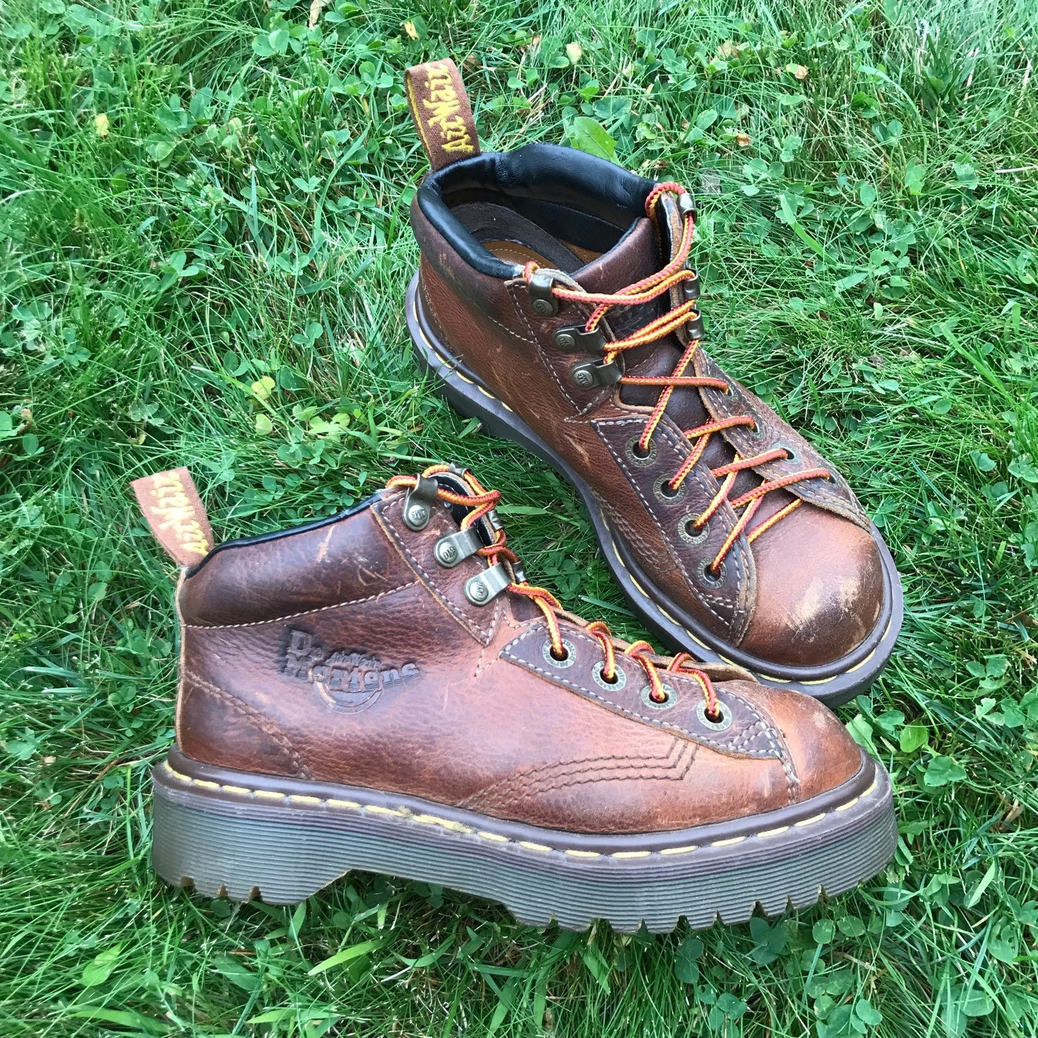Dr Martens 8287 Hiking Boots 3 Uk 4 Us Youth Boots Doc Martens Boots Dms Footwear Made In England Grunge 90s Vintage