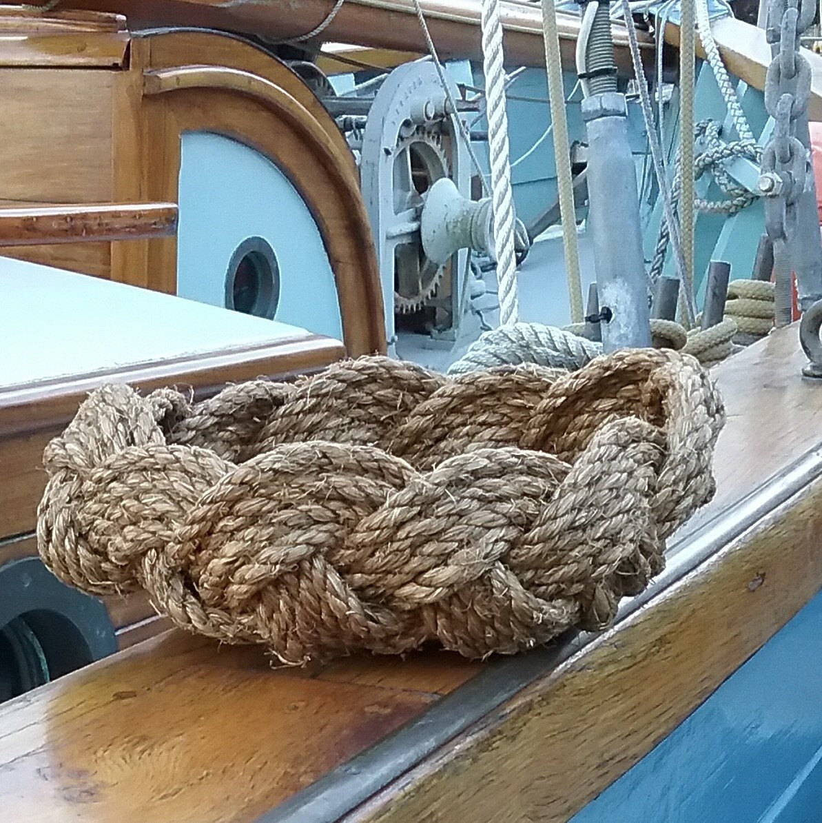 Rope Towel Rail Nautical Bathroom Decor Hempex Marine Rope Etsy