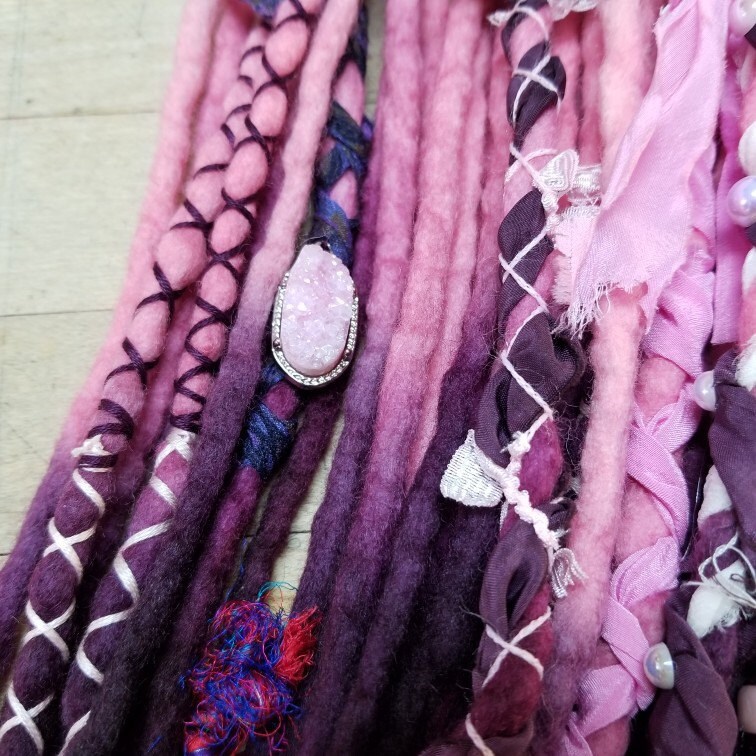 Wool Dreadlocks Custom Wool Dreads Handmade Hippie Dreads Hair