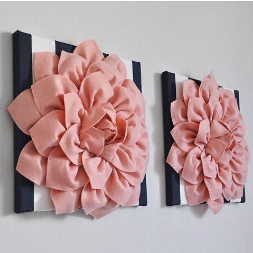 Purple Decor Flower Wall Hangings Purple Home Decor Canvas