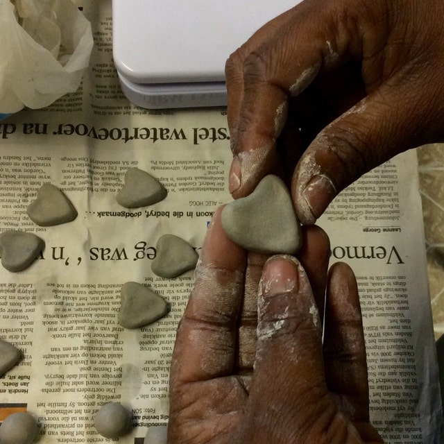 Handmade ceramic beads jewellery & findings by EarthButterStudio