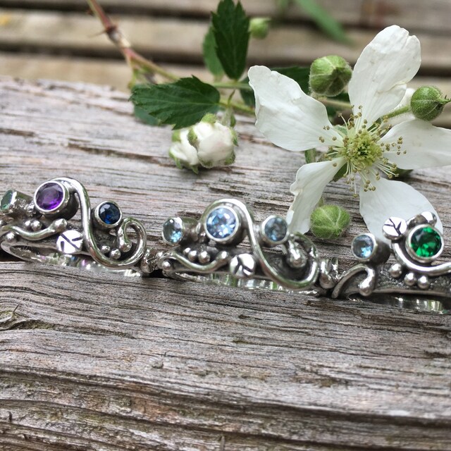 custom silversmith jewelry inspired by nature and by bddesigns