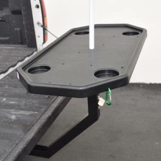 The EZ Hitch Tailgate Table is a trailer hitch supported table Etsy