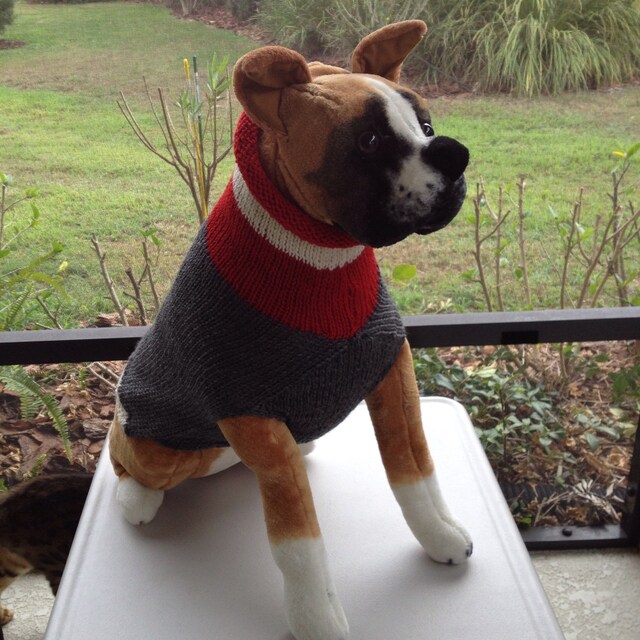 ENGLISH BULLDOG SWEATERS HAND KNIT ORIGINAL DESIGNS by jenya2