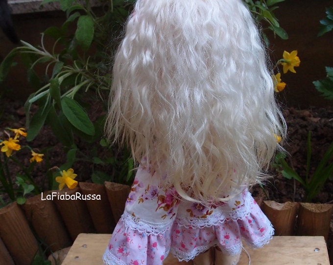 8 PCS Brown Reborn Baby Dolls Hair Premium Curly Mohair Supplies Newborn Wigs