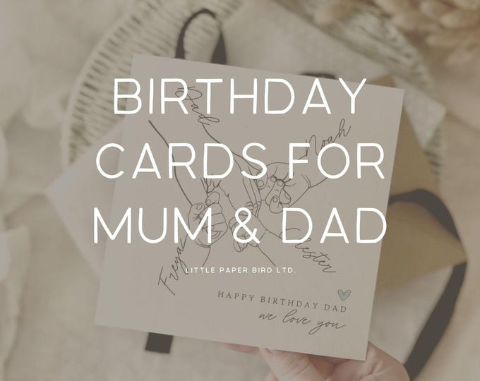 Mum & Dad Birthday Cards