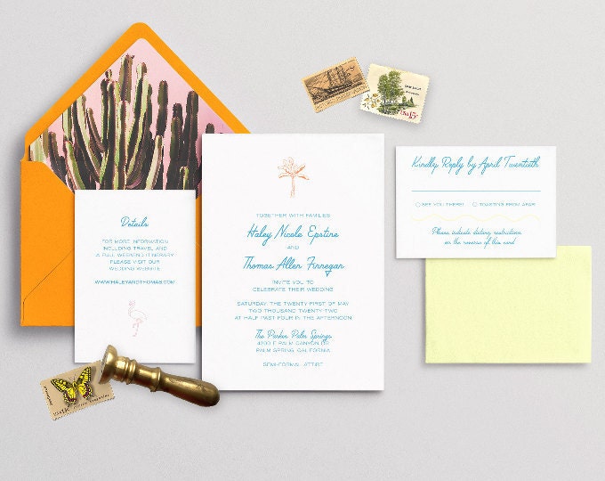 Wedding Invitations 6PC