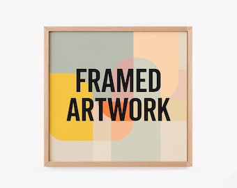 FRAMED Statement Prints