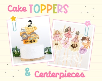 Cake topper/Centerpieces