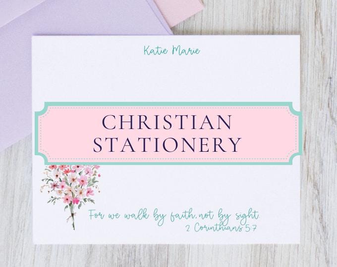Bible Verse Stationery