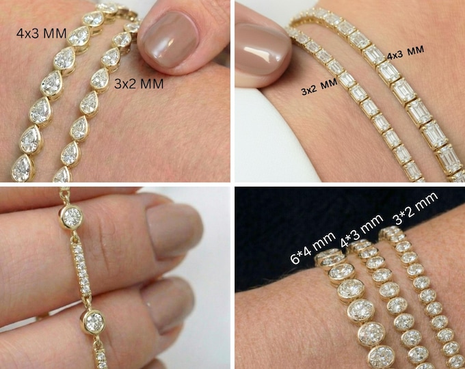 Lab Diamond Bracelets