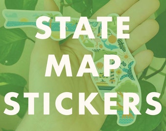 U.S. State Stickers