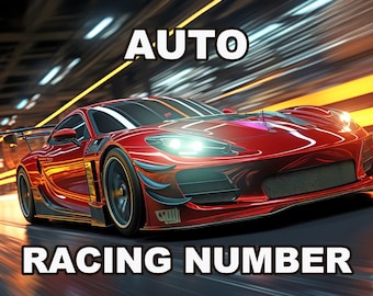 AUTO NUMBER DECALS