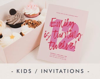 KIDS / BDAY INVITATIONS