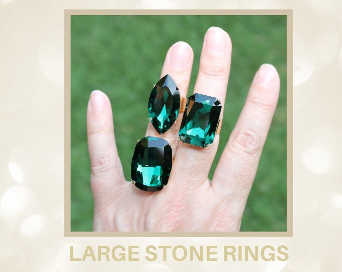 Large Stone Rings