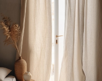 Linen Curtains-Valances