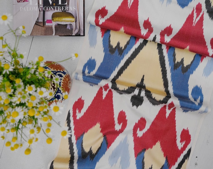 Silk Fabric Ikat