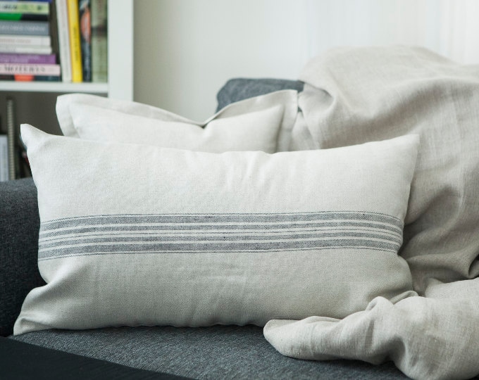 Throw Pillows Linen Cloth Napkins Lumbar Pillows By Pillowlink