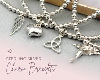 Silver Charm Bracelets