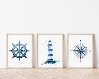 Ocean, Beach Watercolor