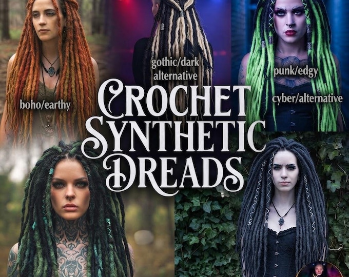 Colorful CROCHET dreads